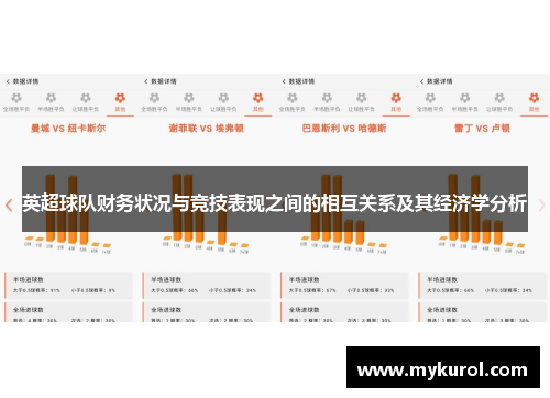 英超球队财务状况与竞技表现之间的相互关系及其经济学分析